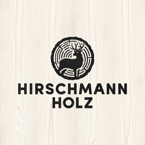 Helmut Deutschmann Design Hirschmann Holz Logo