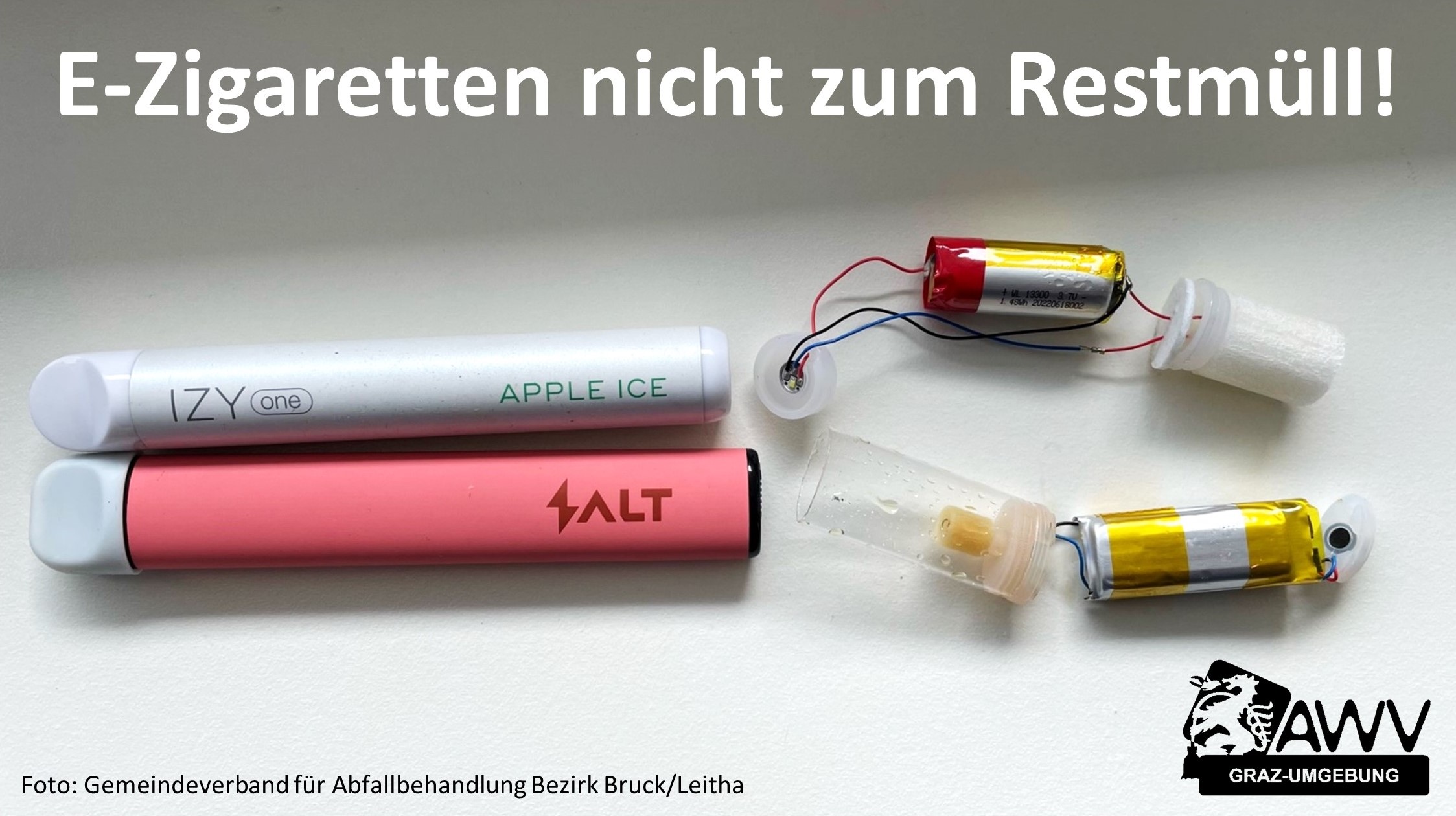 E-Zigaretten sind Elektrogeräte – Sankt Marein bei Graz