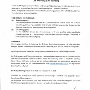Kundmachung ÖEK 1.03