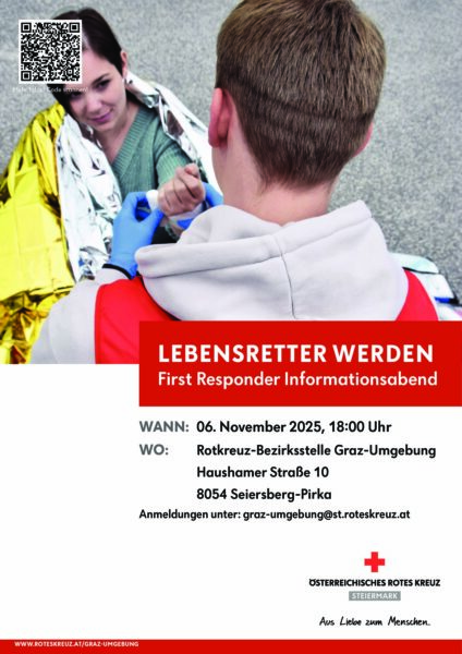 Plakat Infoabend First Responder 20251106